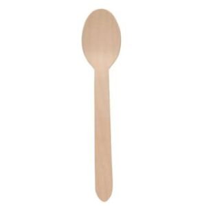 WOODEN SPOON 1PC Pouch 160mm individually wrapped 500pcs per box