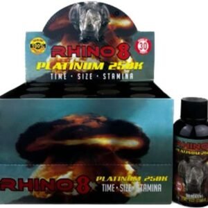 RHINO 8 PLAT 250K SHOT 12 Shots per display