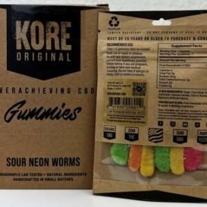 KORE ORGANIC CBD GUMMIES 7ct/12pk 15mg/105x