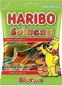 HARIBO WORMS 80 Grams 24pcs per Case