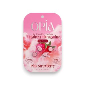Opia 7-OH High Potency Chewable Tablets Pink Strawberry 30mg
