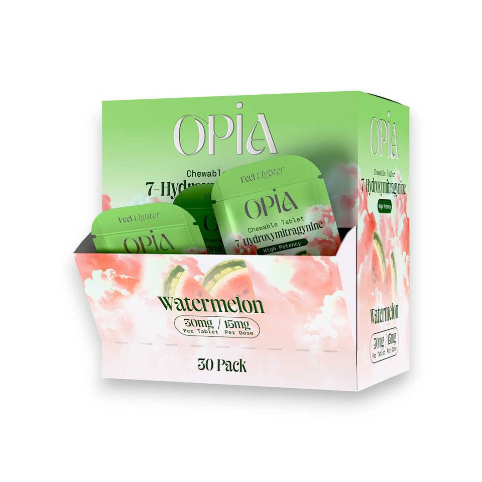 Opia 7-OH High Potency Chewable Tablets Watermelon 30mg - Image 4