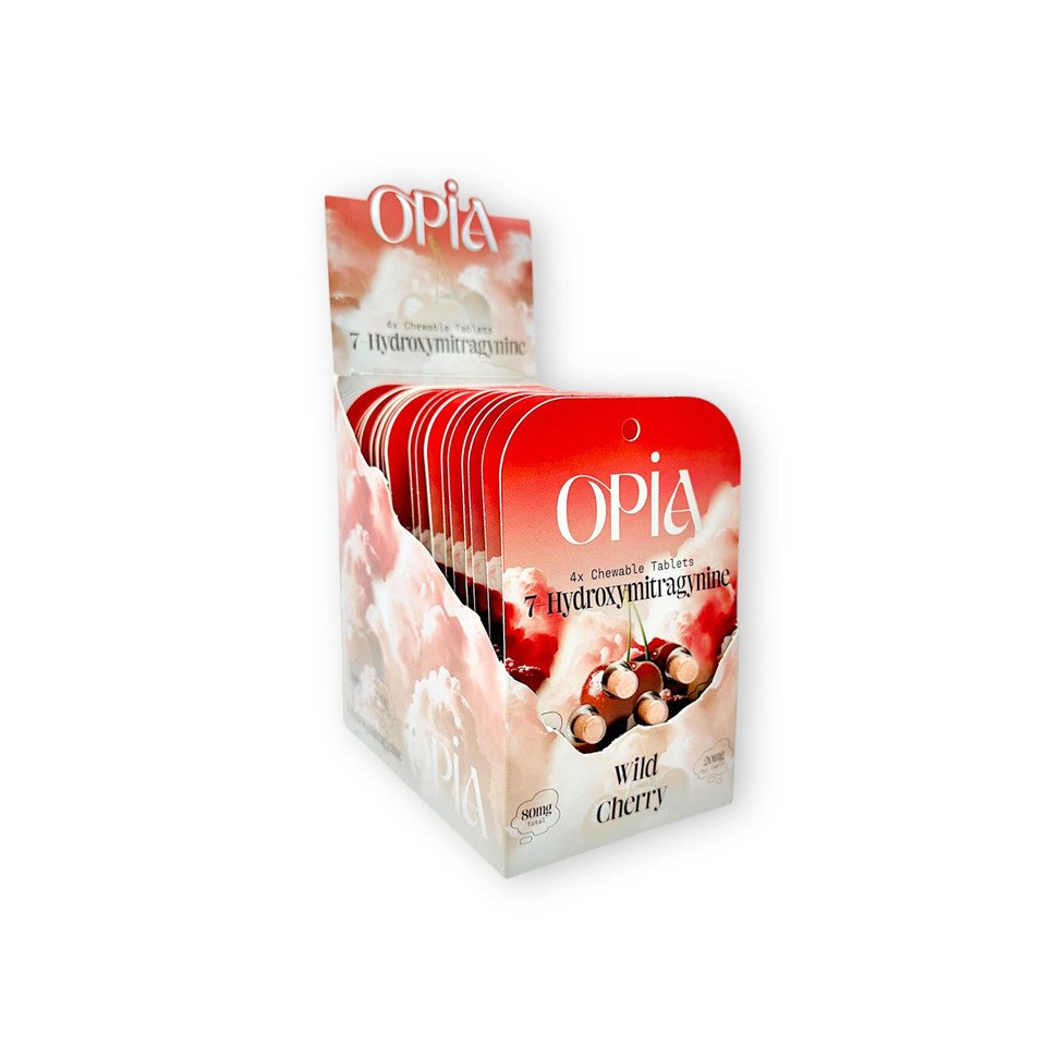 Opia 7 Hydroxymitragynine Chewable Tablets Wild Cherry 80mg - Image 3